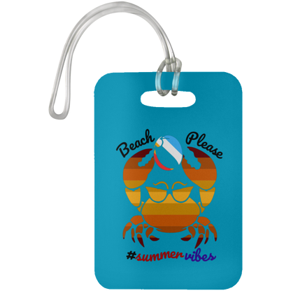 Beach Please - Luggage Bag Tag #SummerVibes