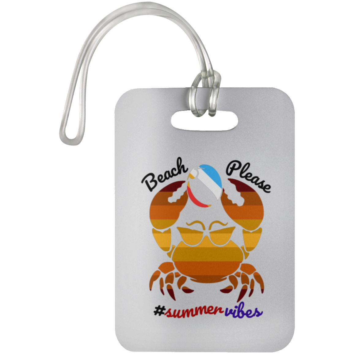 Beach Please - Luggage Bag Tag #SummerVibes