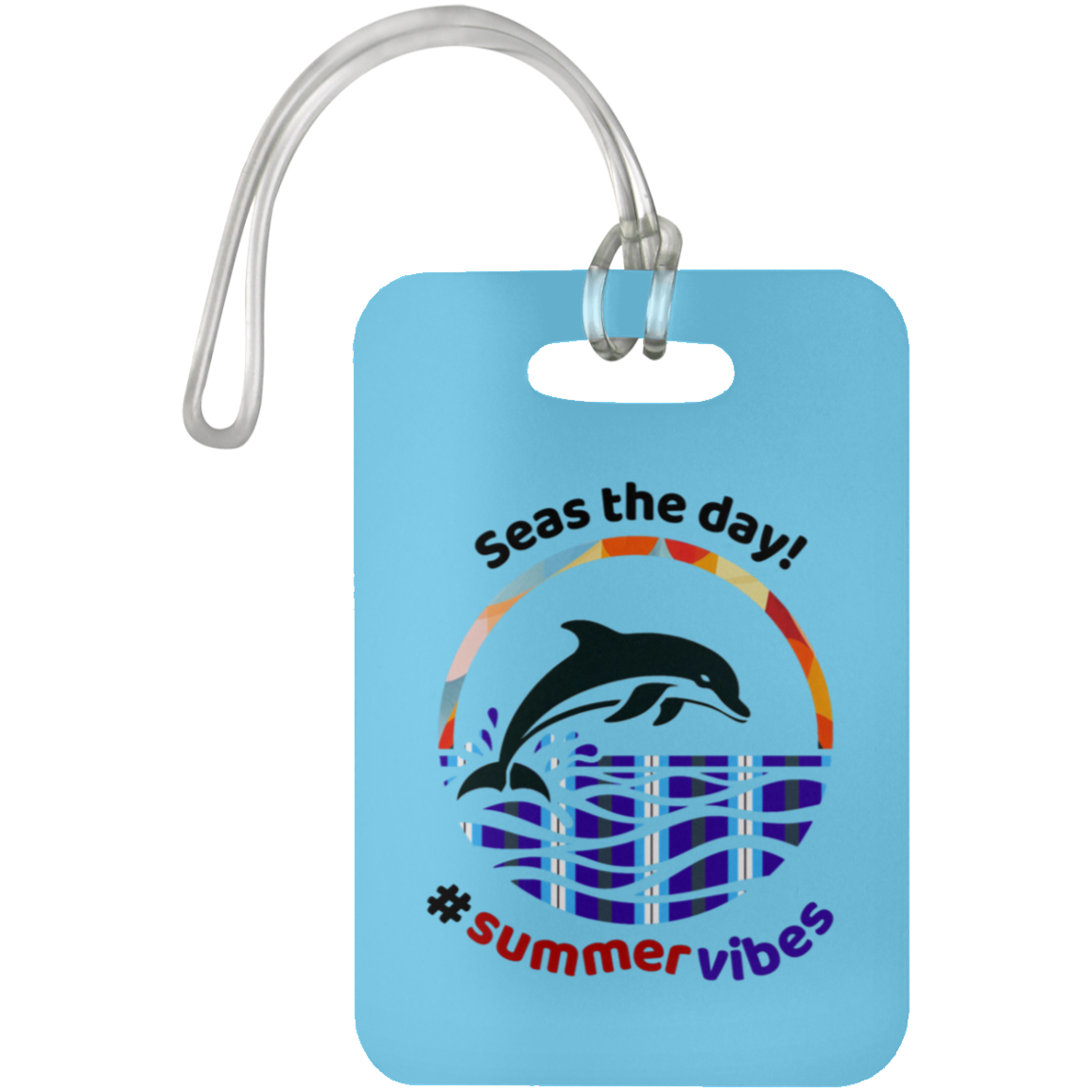 Seas the Day! - Luggage Bag Tag #SummerVibes