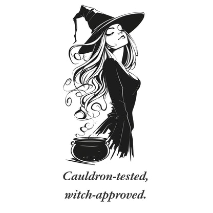 Cauldron tested, witch approved graphic design from Blk Moon shop.