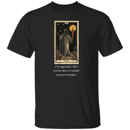 Funny, death men's black tarot card T shirt from BLK Moon Shop