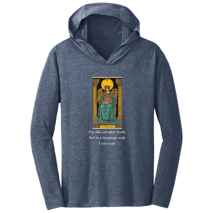 Funny, the high priestess tarot card, frost navy men's hoodie from BLK Moon Shop