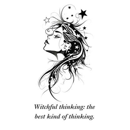 Which full thinking, the best kind of thinking, graphic design from blk moon shop.