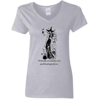 Wickedly wonderful and spelled bindingly fierce gray graphic design t-shirt from blk moon shop. 
